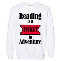 Reading Is An Adventure Garment-Dyed Sweatshirt