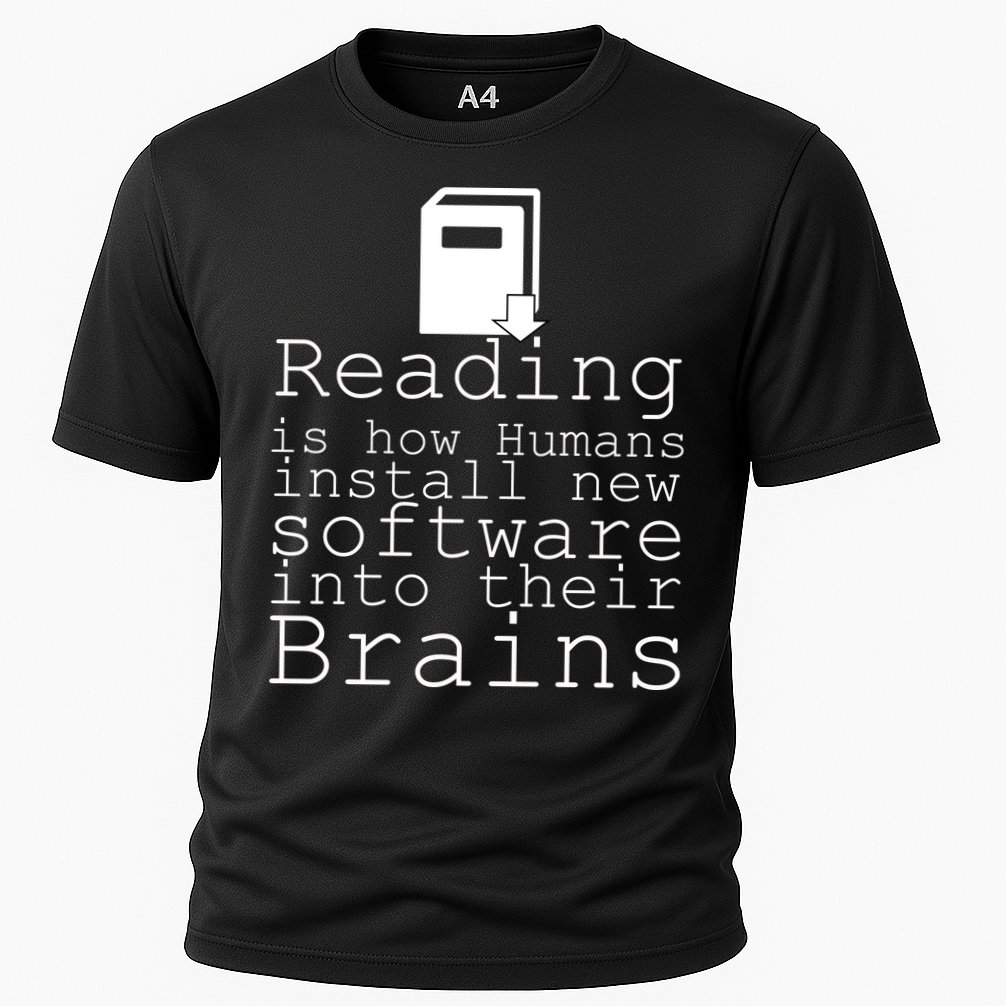 Reading Is How Humans Download New Software Performance Shirt