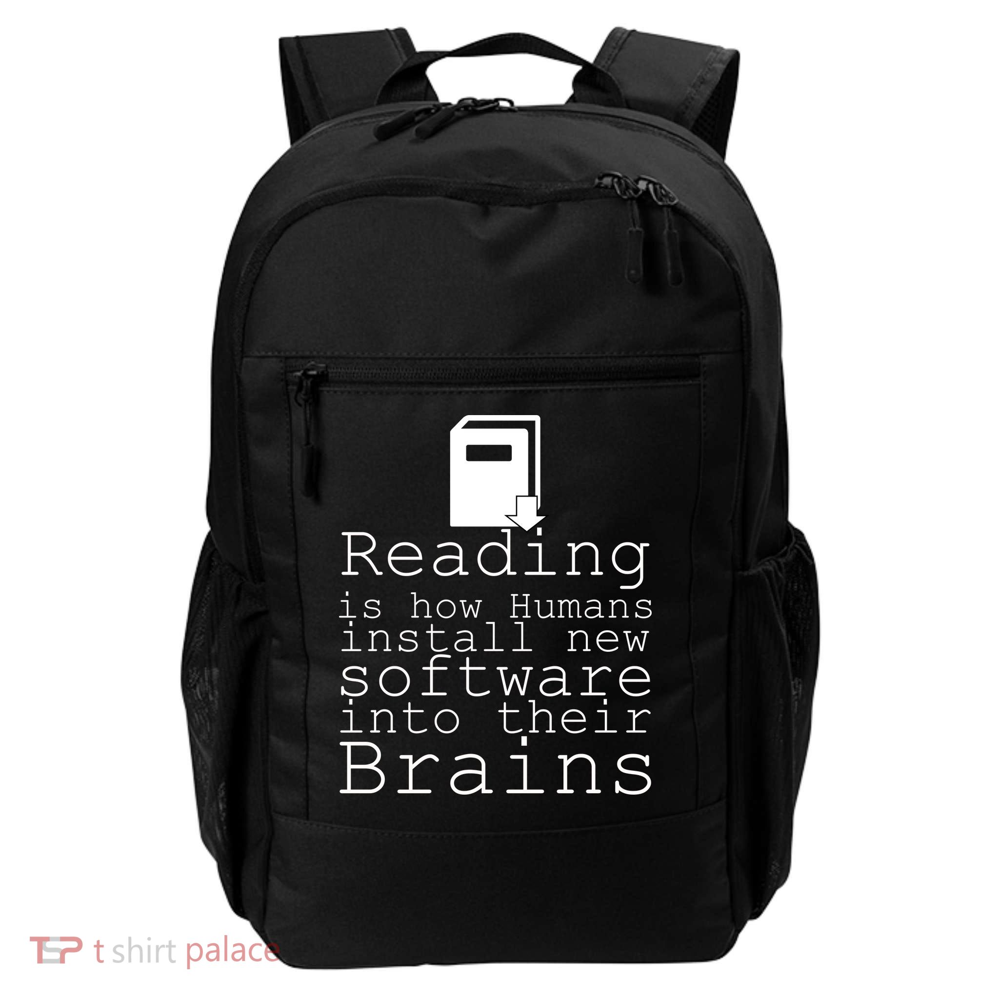 Reading Is How Humans Download New Software Backpack
