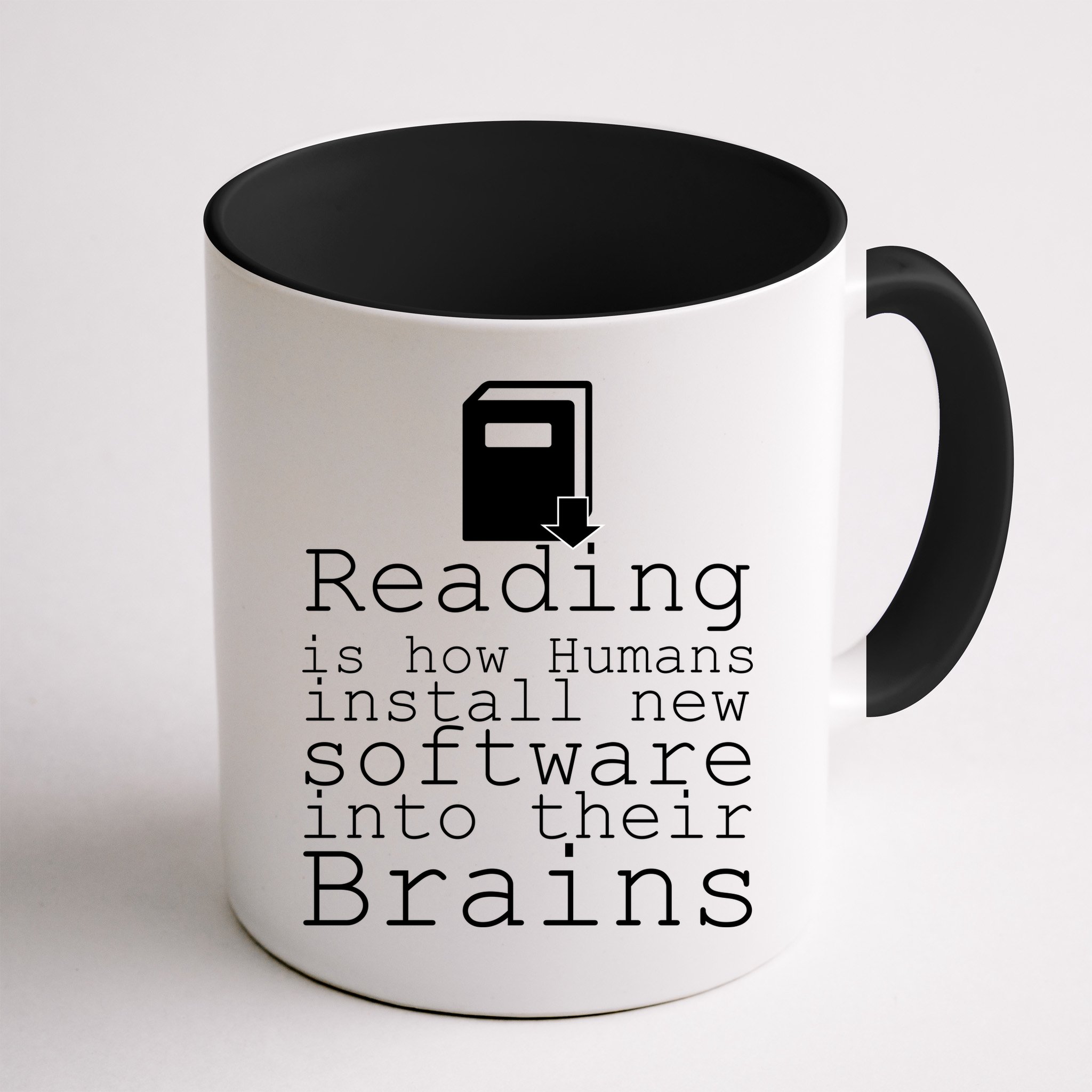 Reading Is How Humans Download New Software Mug