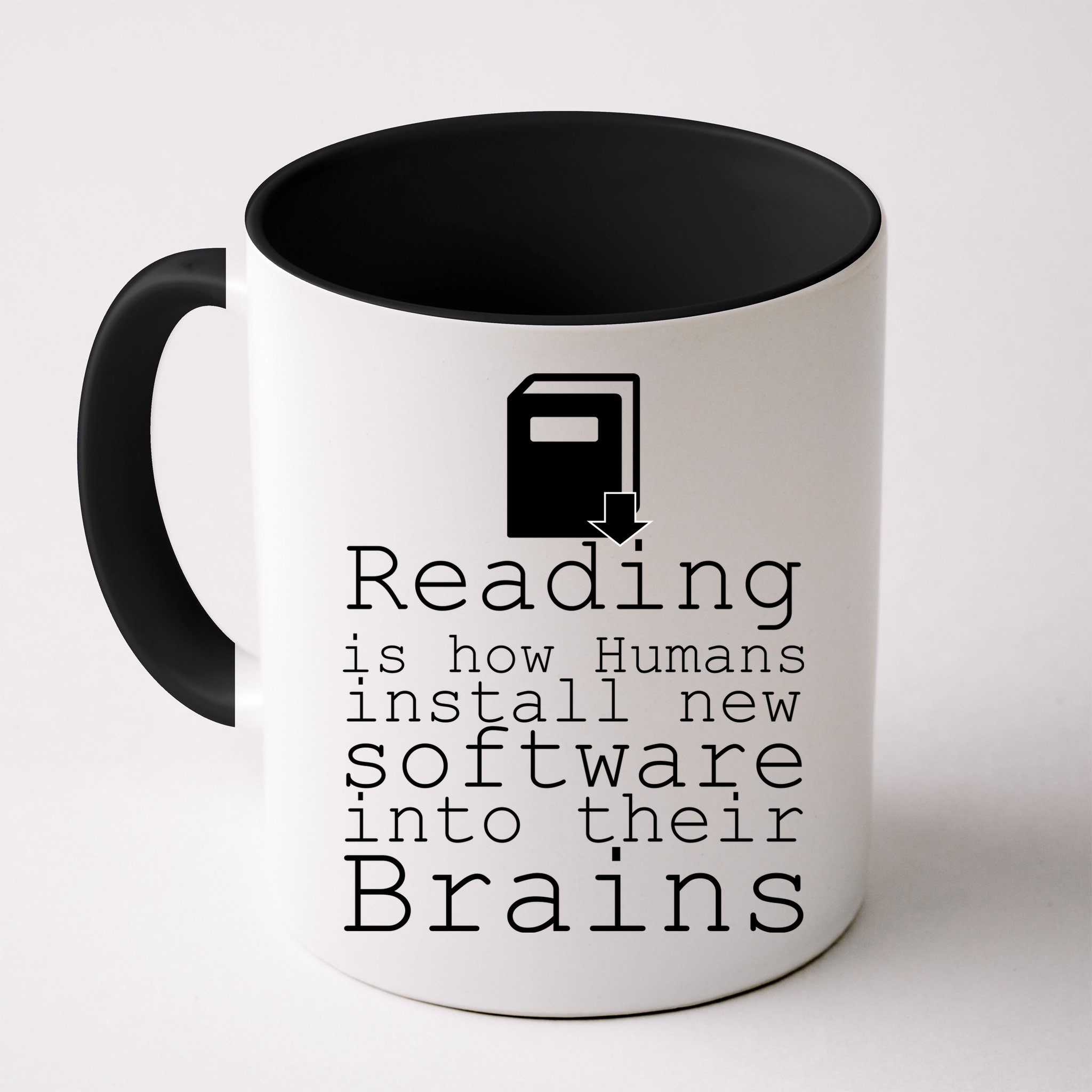Reading Is How Humans Download New Software Mug
