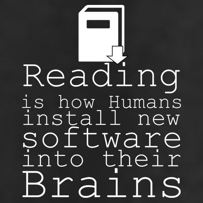Reading Is How Humans Download New Software Trucker Hat
