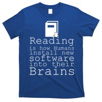 Reading Is How Humans Download New Software T-Shirt