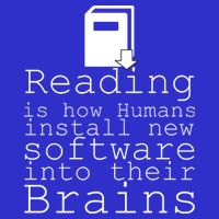 Reading Is How Humans Download New Software T-Shirt
