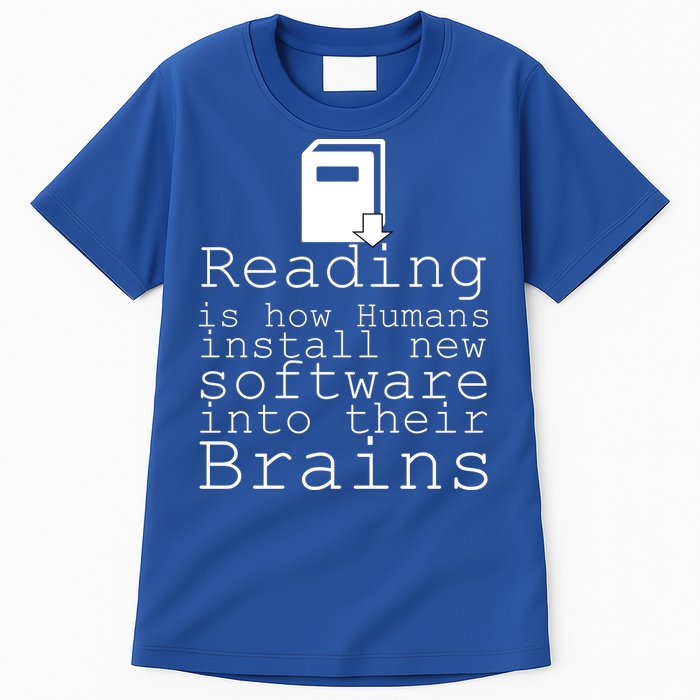 Reading Is How Humans Download New Software Tall T-Shirt