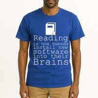 Reading Is How Humans Download New Software Tall T-Shirt