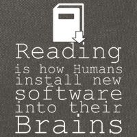 Reading Is How Humans Download New Software Cotton Canvas Backpack