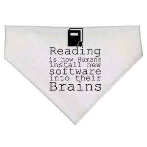 Reading Is How Humans Download New Software USA-Made Doggie Bandana