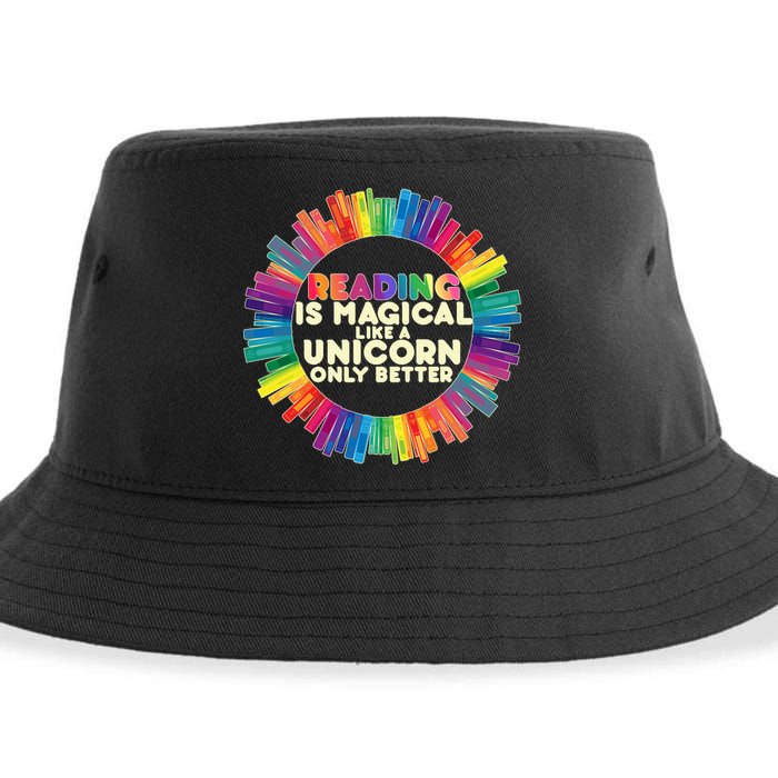 Reading Is Magical Like A Unicorn Only Better Sustainable Bucket Hat