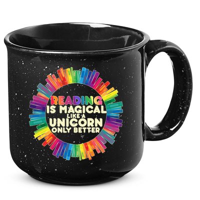 Reading Is Magical Like A Unicorn Only Better 15oz Campfire Ceramic Mug