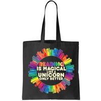 Reading Is Magical Like A Unicorn Only Better Bag