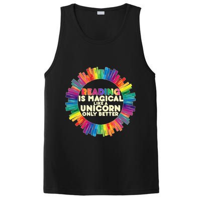 Reading Is Magical Like A Unicorn Only Better PosiCharge Competitor Tank