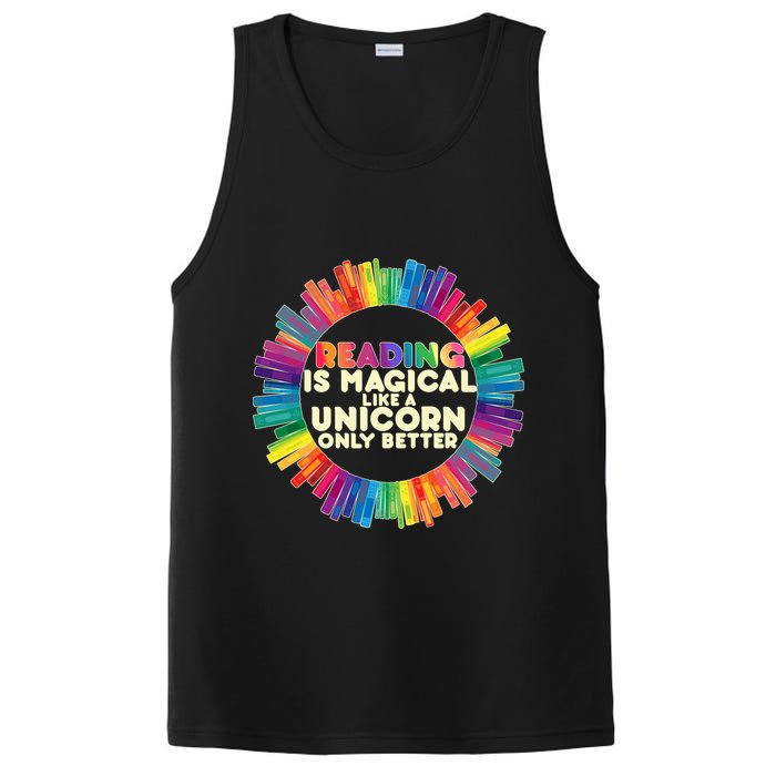 Reading Is Magical Like A Unicorn Only Better PosiCharge Competitor Tank