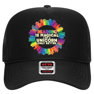 Reading Is Magical Like A Unicorn Only Better Trucker Hat