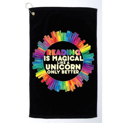 Reading Is Magical Like A Unicorn Only Better Golf Towel