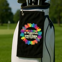 Reading Is Magical Like A Unicorn Only Better Golf Towel