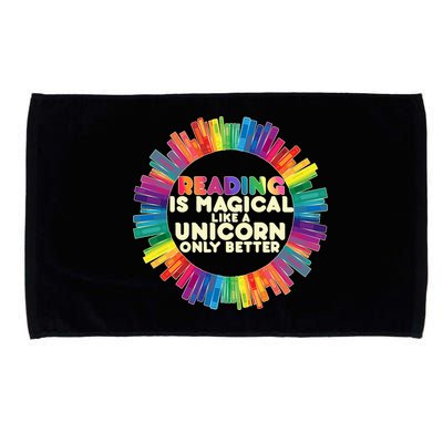 Reading Is Magical Like A Unicorn Only Better Microfiber Hand Towel