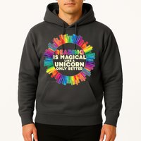Reading Is Magical Like A Unicorn Only Better Hoodie