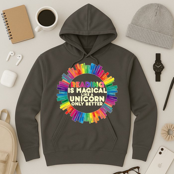 Reading Is Magical Like A Unicorn Only Better Hoodie
