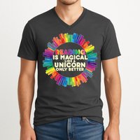 Reading Is Magical Like A Unicorn Only Better V-Neck T-Shirt