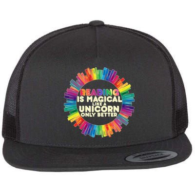 Reading Is Magical Like A Unicorn Only Better Flatbill Hat