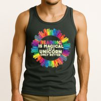 Reading Is Magical Like A Unicorn Only Better Tank Top