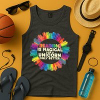 Reading Is Magical Like A Unicorn Only Better Tank Top