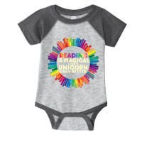 Reading Is Magical Like A Unicorn Only Better Infant Baby Jersey Bodysuit