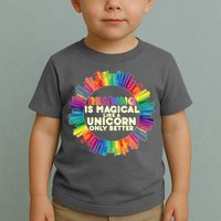 Reading Is Magical Like A Unicorn Only Better Toddler T-Shirt