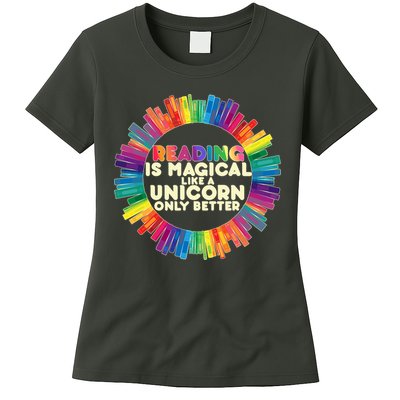 Reading Is Magical Like A Unicorn Only Better Womens T-Shirt