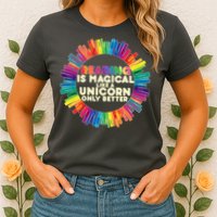 Reading Is Magical Like A Unicorn Only Better Womens T-Shirt
