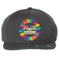 Reading Is Magical Like A Unicorn Only Better Wool Snapback Cap