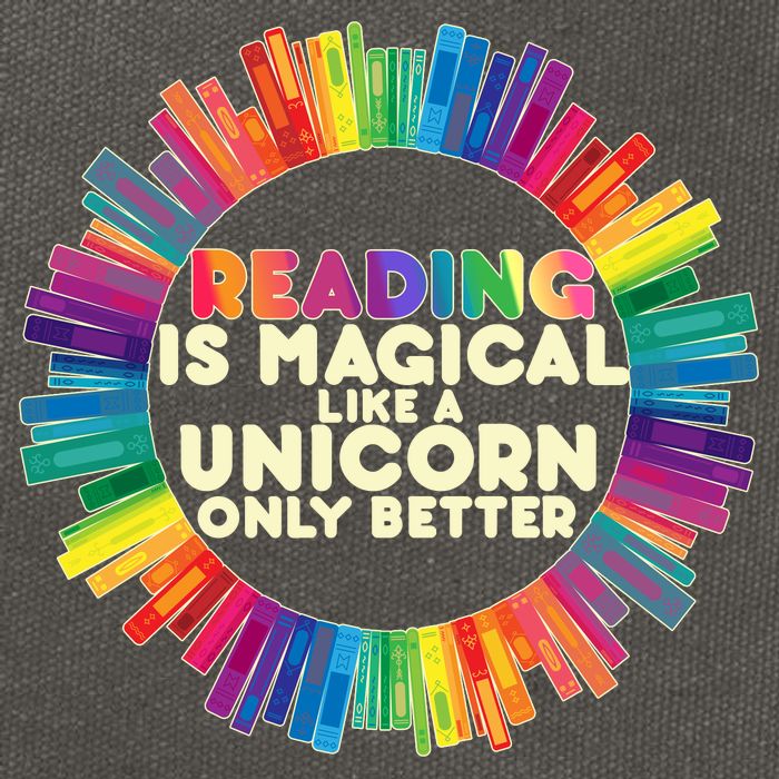 Reading Is Magical Like A Unicorn Only Better Cotton Canvas Backpack