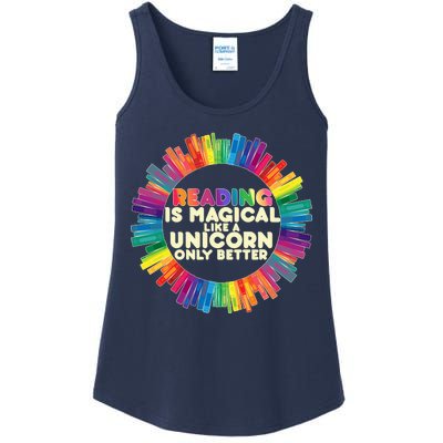 Reading Is Magical Like A Unicorn Only Better Ladies Essential Tank