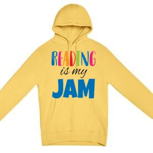 Reading Is My Jam Premium Pullover Hoodie