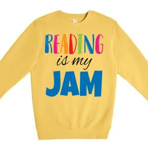 Reading Is My Jam Premium Crewneck Sweatshirt