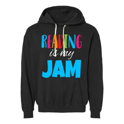Reading Is My Jam Garment-Dyed Fleece Hoodie