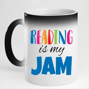 Reading Is My Jam 11oz Black Color Changing Mug