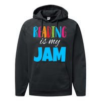 Reading Is My Jam Performance Fleece Hoodie