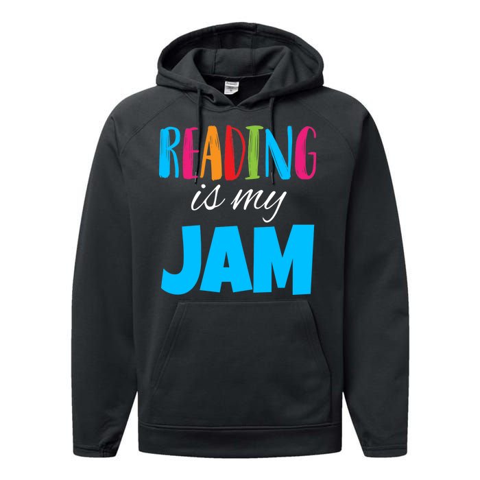 Reading Is My Jam Performance Fleece Hoodie