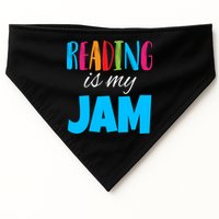 Reading Is My Jam USA-Made Doggie Bandana