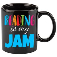 Reading Is My Jam 11oz C Handle Ceramic Mug