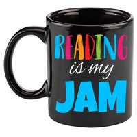 Reading Is My Jam 11oz C Handle Ceramic Mug