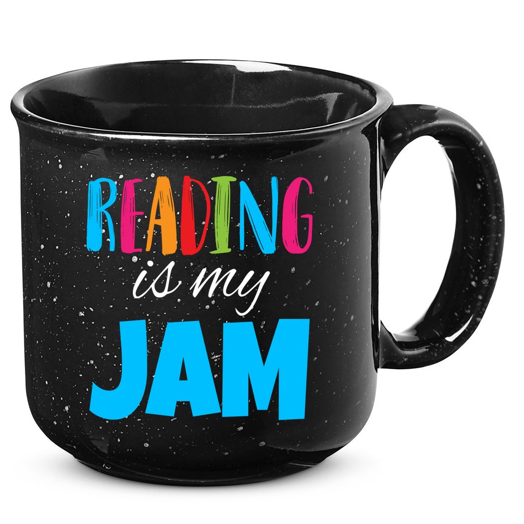 Reading Is My Jam 15oz Campfire Ceramic Mug