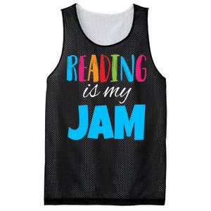 Reading Is My Jam Mesh Reversible Basketball Jersey Tank