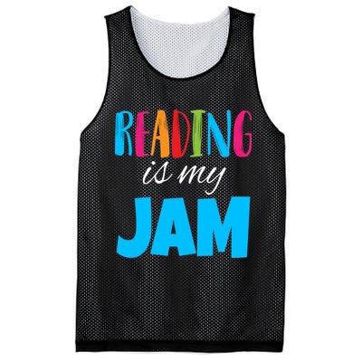 Reading Is My Jam Mesh Reversible Basketball Jersey Tank
