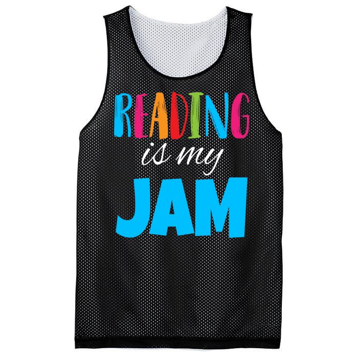 Reading Is My Jam Mesh Reversible Basketball Jersey Tank