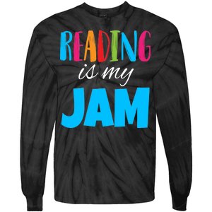 Reading Is My Jam Tie-Dye Long Sleeve Shirt