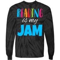 Reading Is My Jam Tie-Dye Long Sleeve Shirt