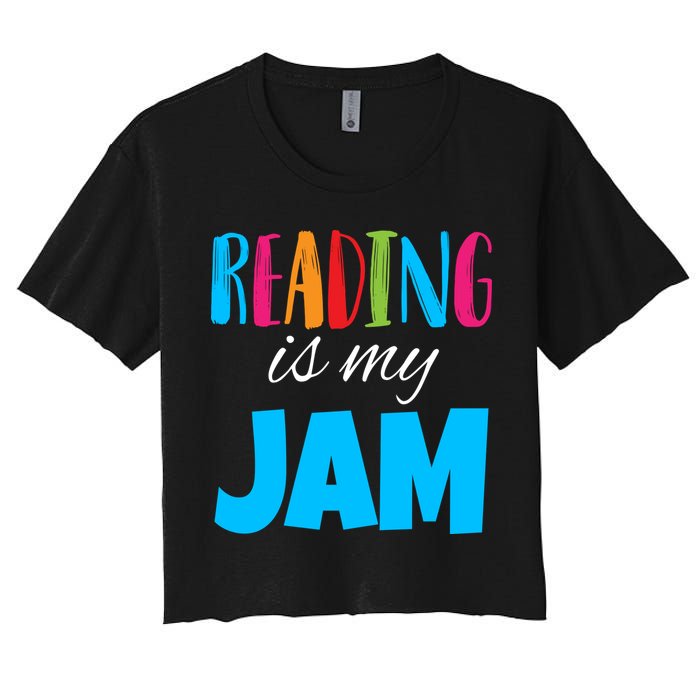 Reading Is My Jam Women's Crop Top Tee